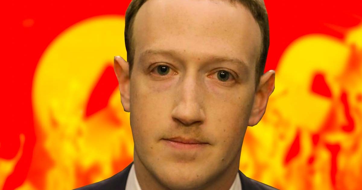 Meta increases Quest headset prices - Zuckerberg with hell flames