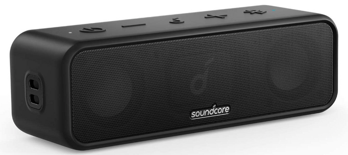 Best budget Bluetooth speaker - Soundcore black rectangular speaker