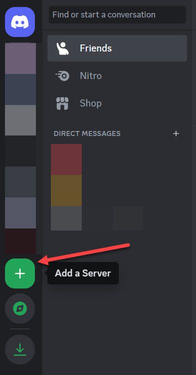 Discord - how to create a server