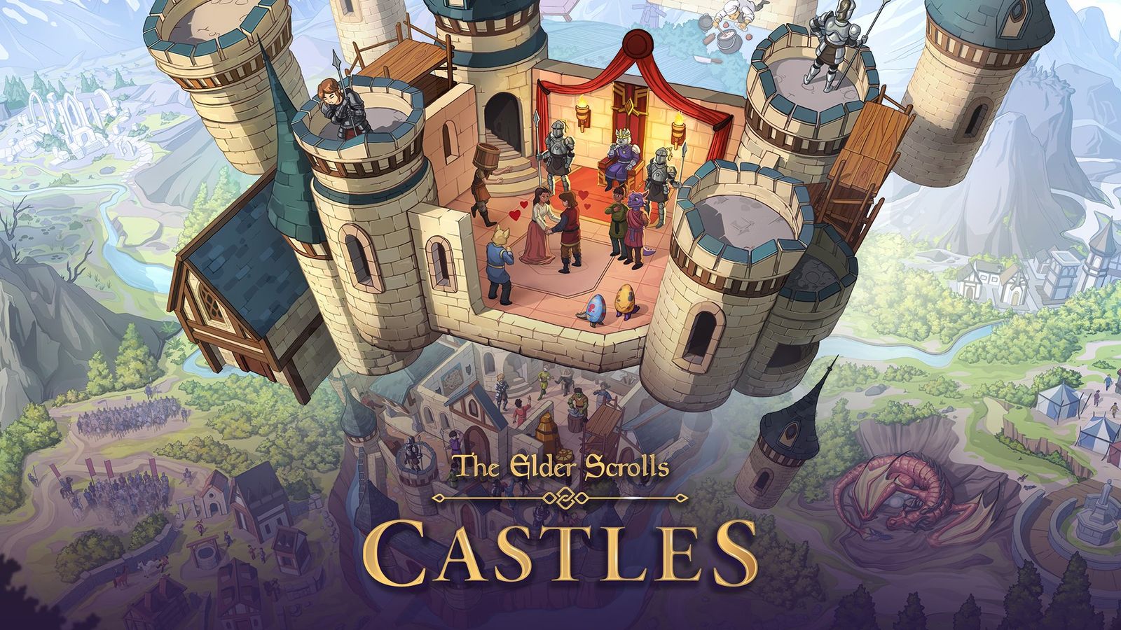The logo for Elder Scrolls: Castles.