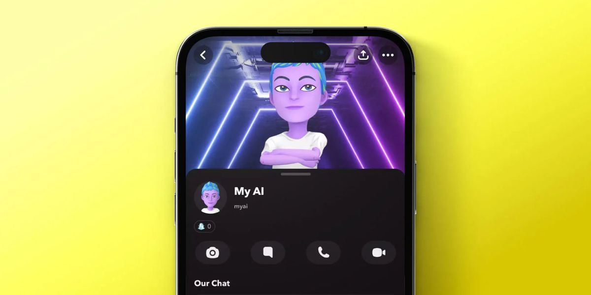 How to use Snapchat My AI ai character on phone
