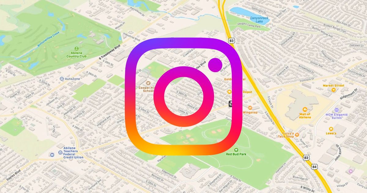 An image of the Instagram Friend Map