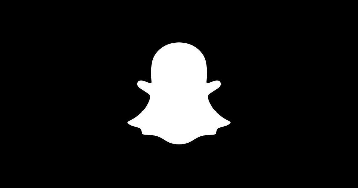 Snapchat is a camera app fix snapchat black logo