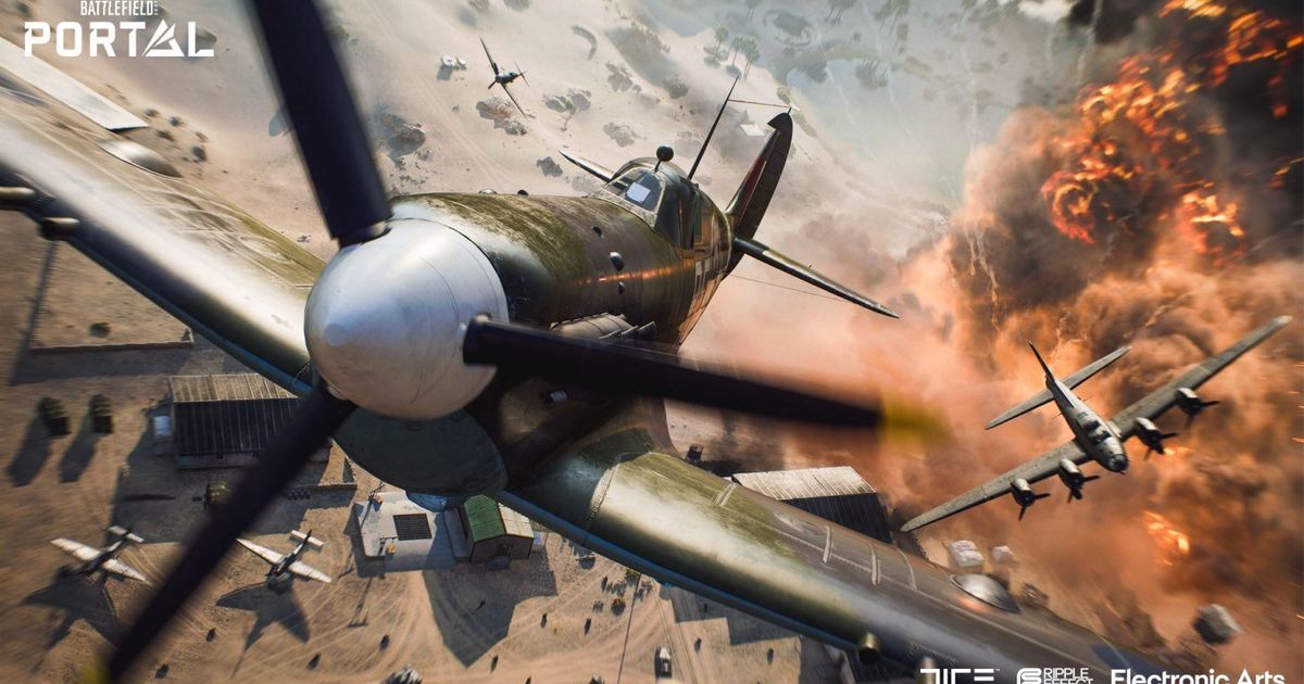 battlefield 2042 lag a spitfire plane fighting