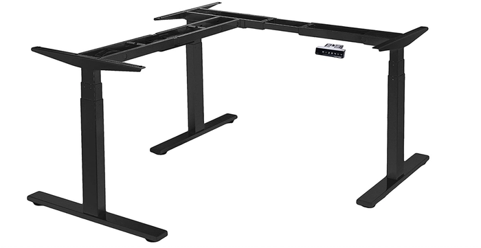 best standing desk converter l-shaped