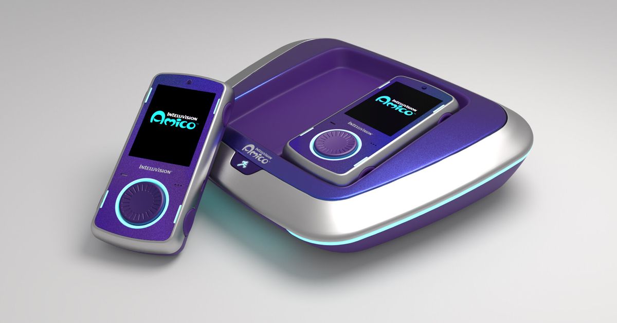 Intellivision needs more money to make Amico console - purple Intellivision Amico console