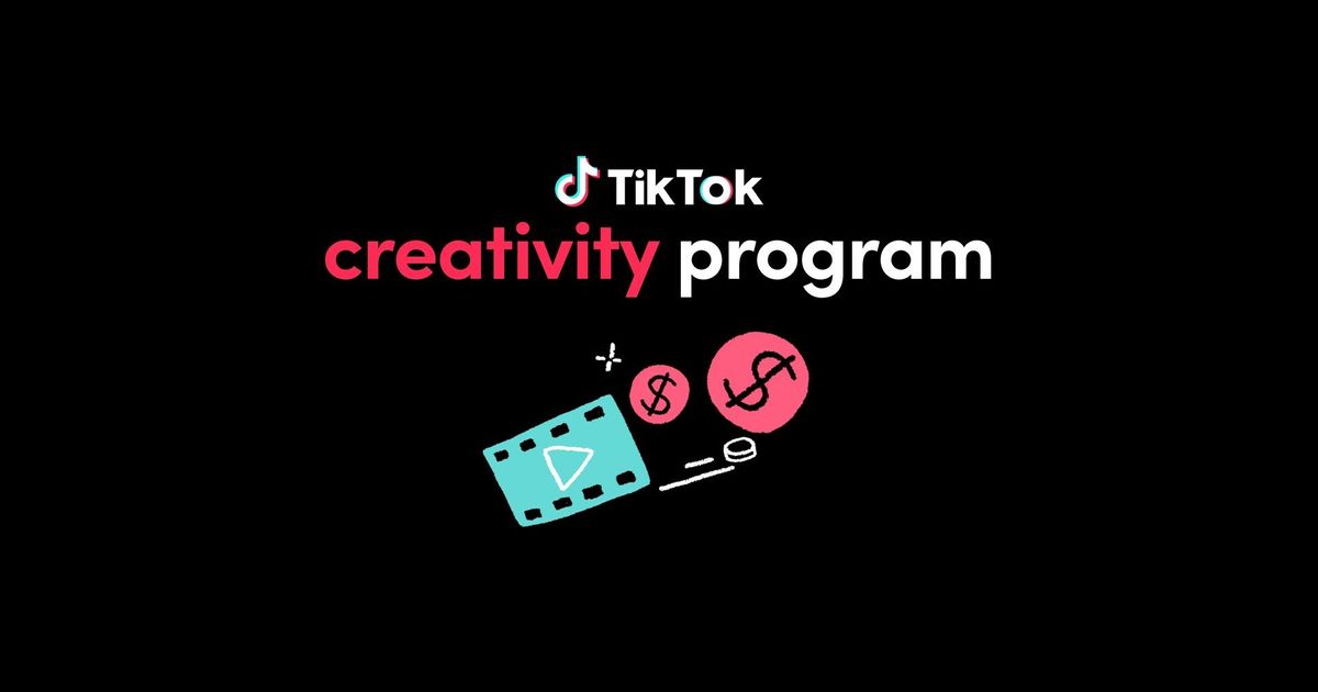 TikTok Creativity Program Beta payout - An image of the logo of TikTok Creativity Program