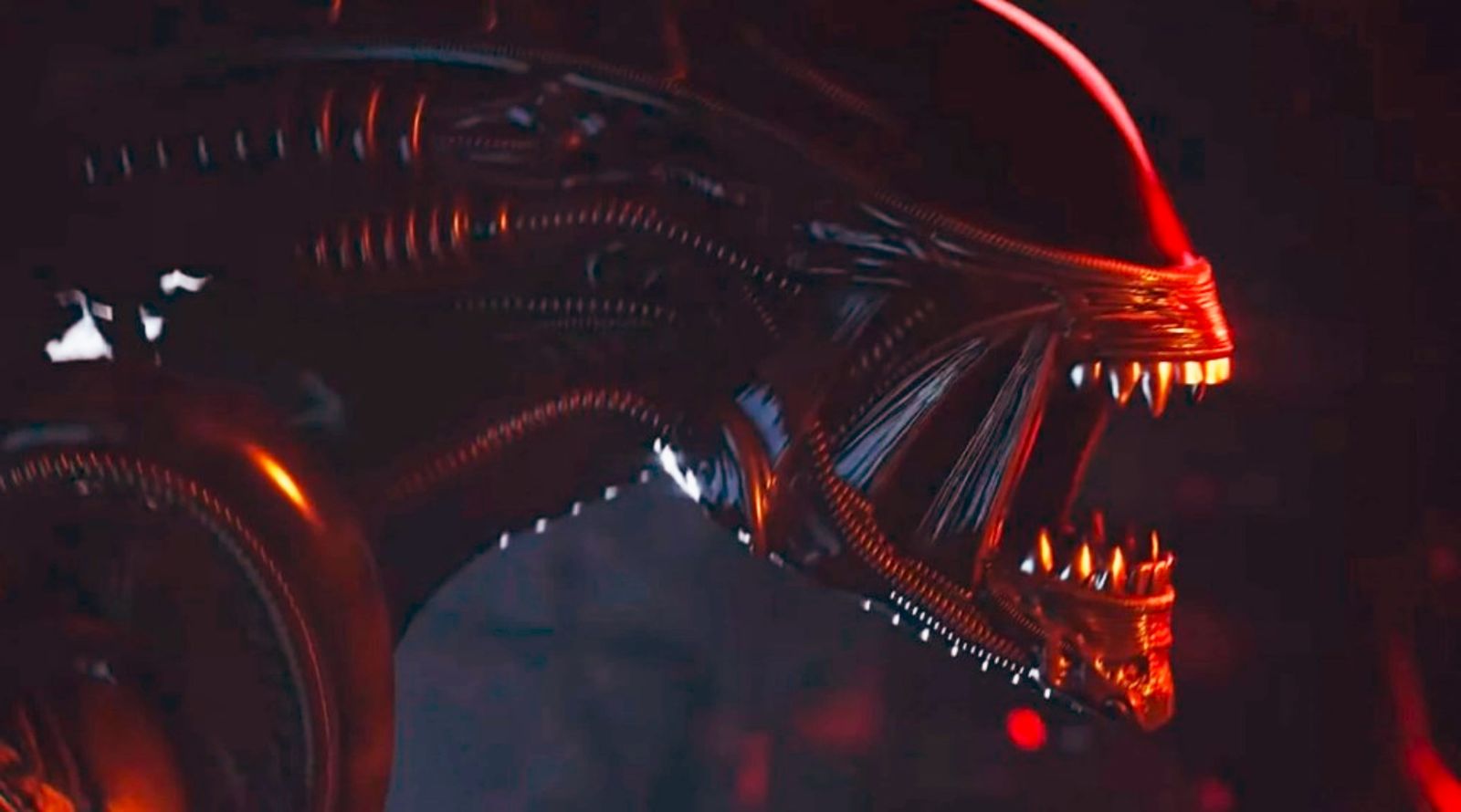Aliens: Dark Descent permadeath - Xenomorph in red