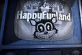 HappyFunland advert on a TV in the VR horror game