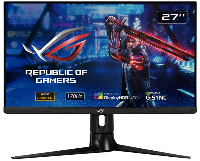 Best 27-inch monitor - ASUS black gaming monitor