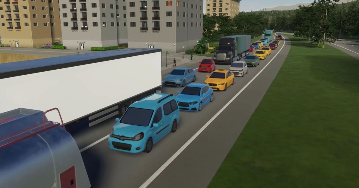 cities skylines 2 drivers will use car parks navigate complex paths and crash everywhere