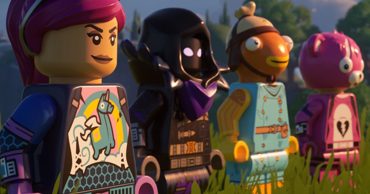 Fortnite servers not responding - An image of some LEGO people in Fortnite