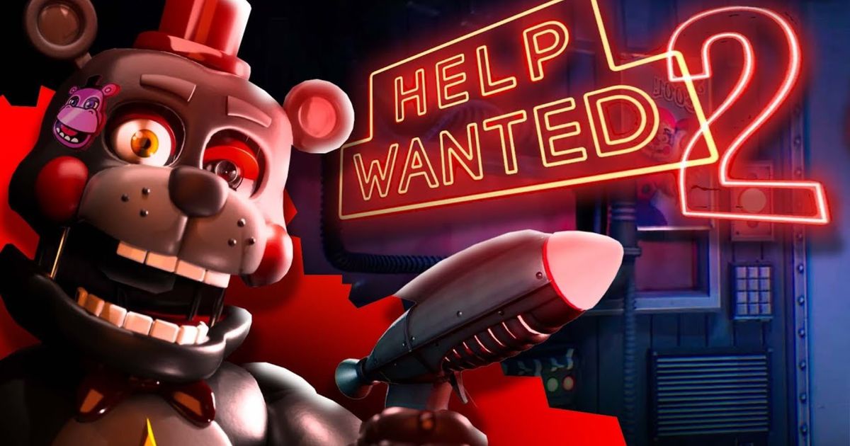 FNaF: Help Wanted 2 Meta Quest - An image of a scary cartoon figure