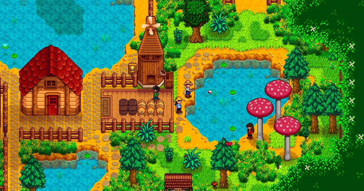 Mobile games like Stardew Valley - fishing in Stardew Valley