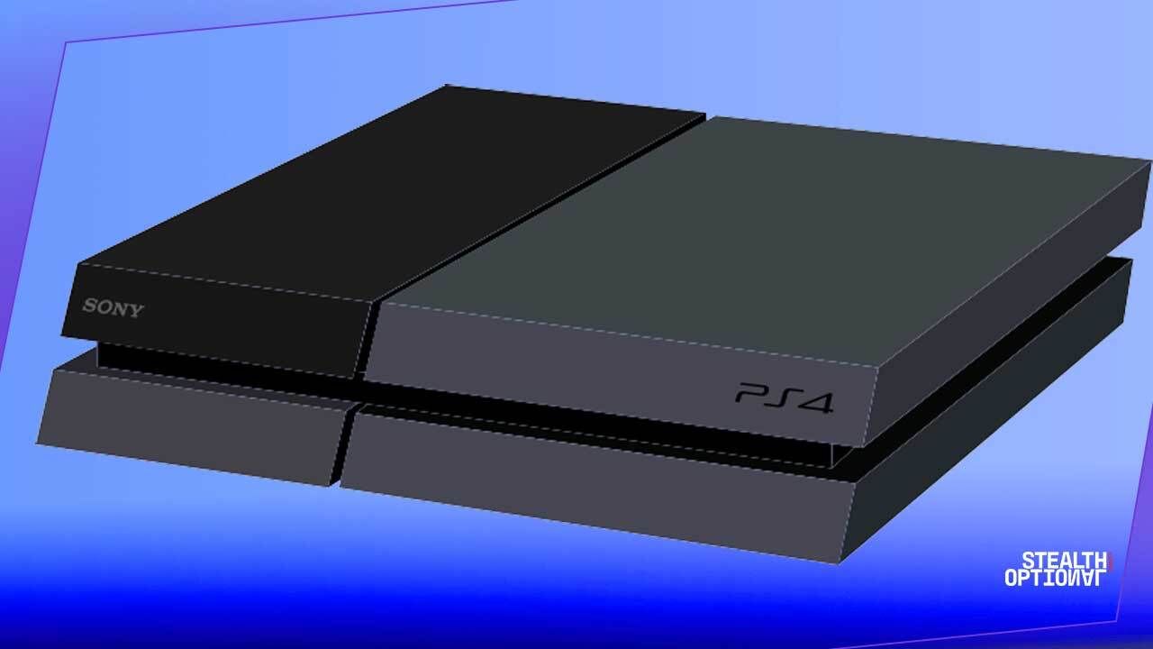 How to refund a game on PS4 console on blue background
