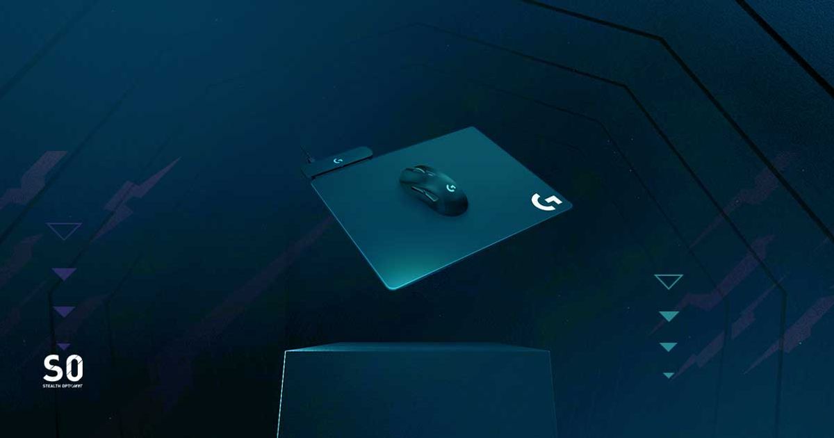 Logitech G Powerplay Wireless Charging Mouse Pad, Compatible With