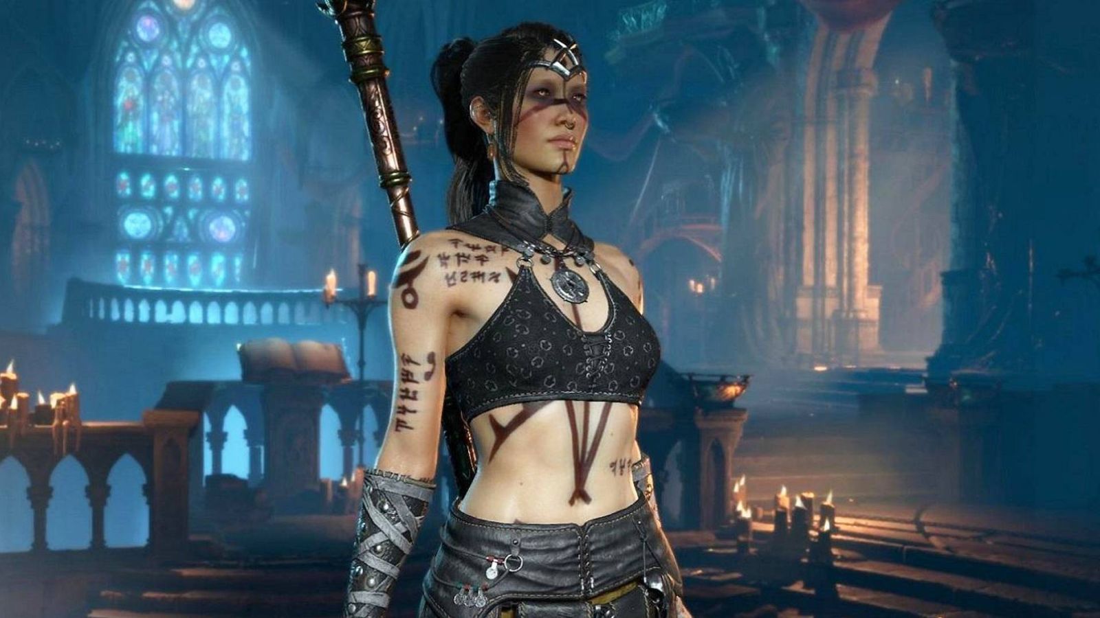 Diablo 4 error code 7 - An image of a female character in the game