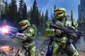 halo infinite forge always online 343 two spartans fighting