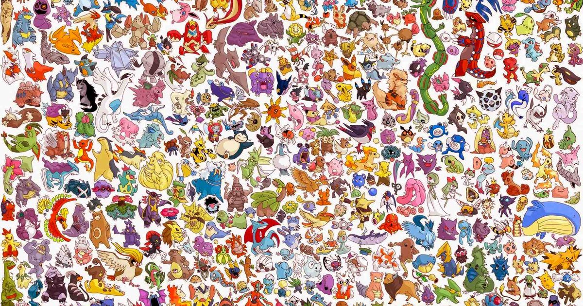 Pokemon Home error 500 - picture of many Pokemon