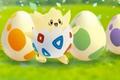 Pokemon Go stopped working - togepi standing next to a bundle of eggs 