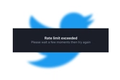 What does "Rate limit exceeded" on Twitter mean? And how to fix it