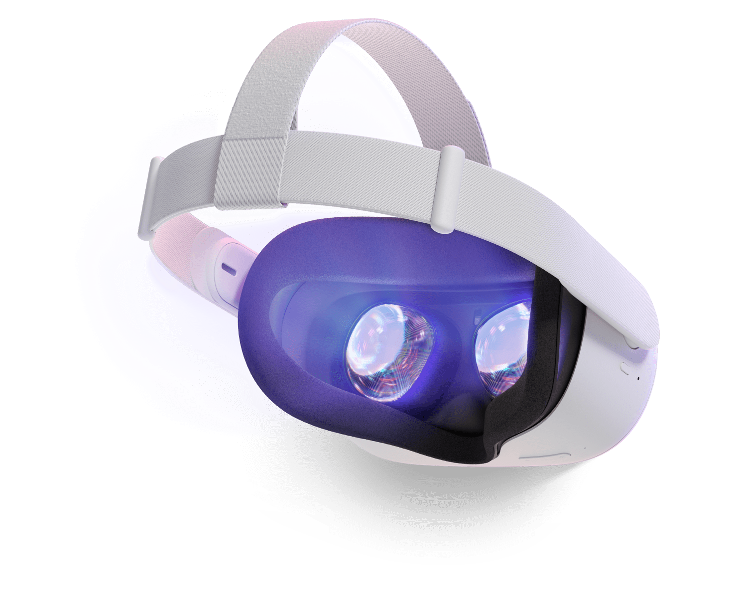 Meta Quest VR headset, from the back