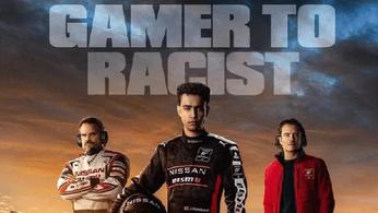 The racist Gran Turismo poster that reads “from gamer to racist”