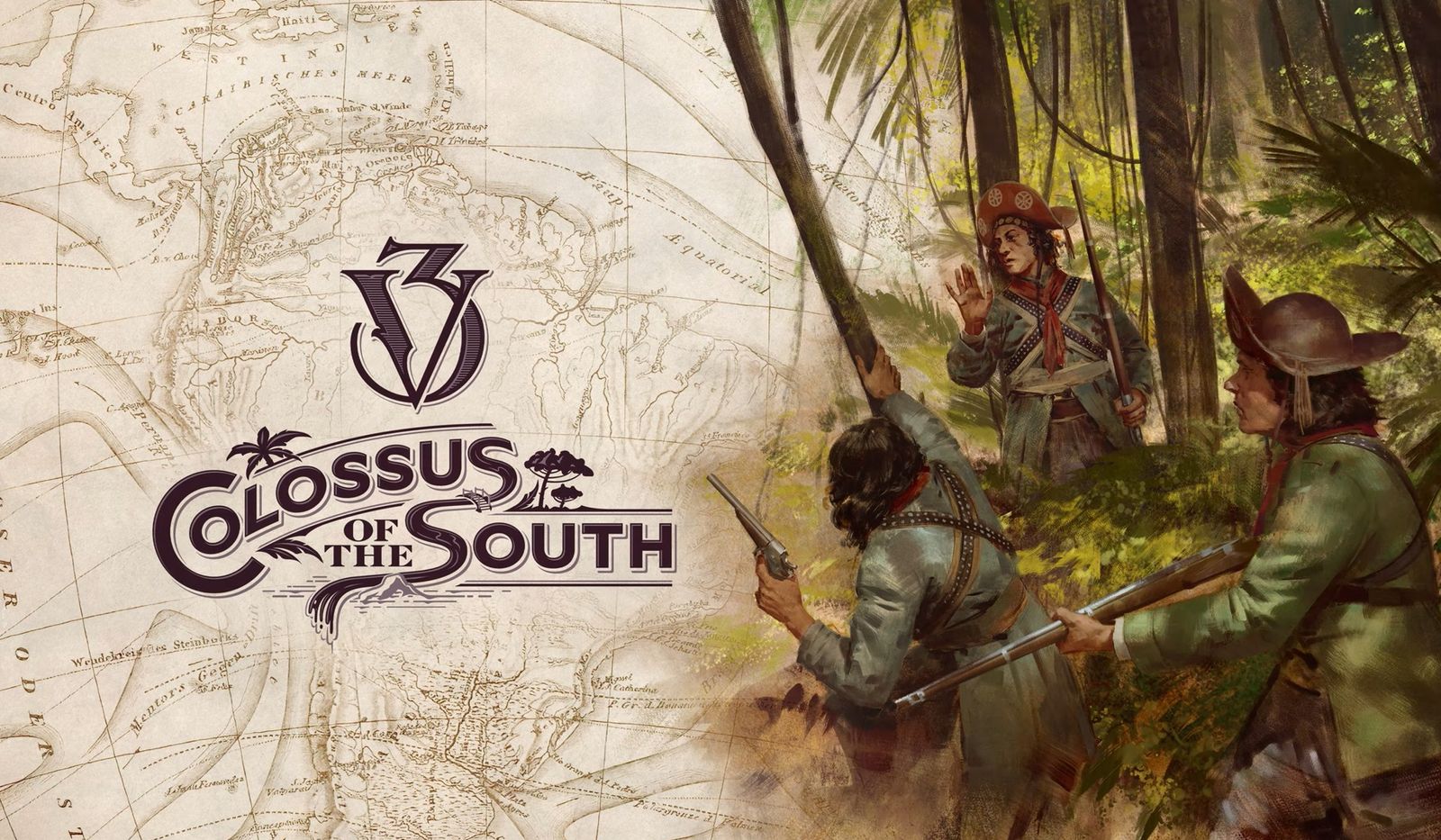 key art for the upcoming Victoria 3 expansion Colossus of the South