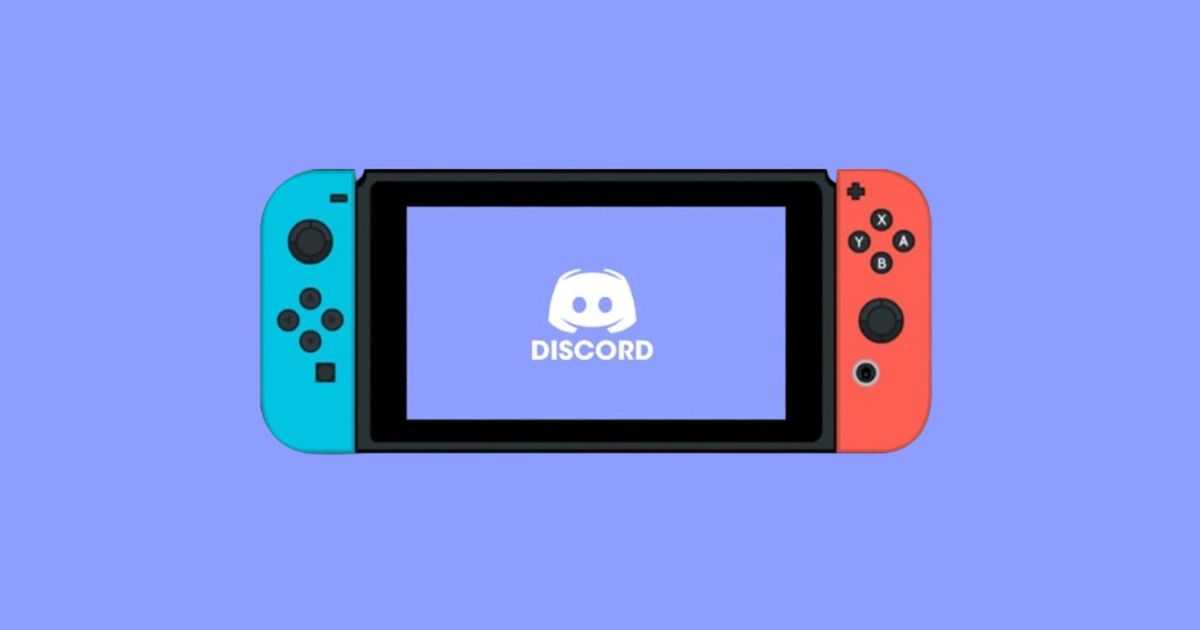 An image of the Discord app on Nintendo Switch