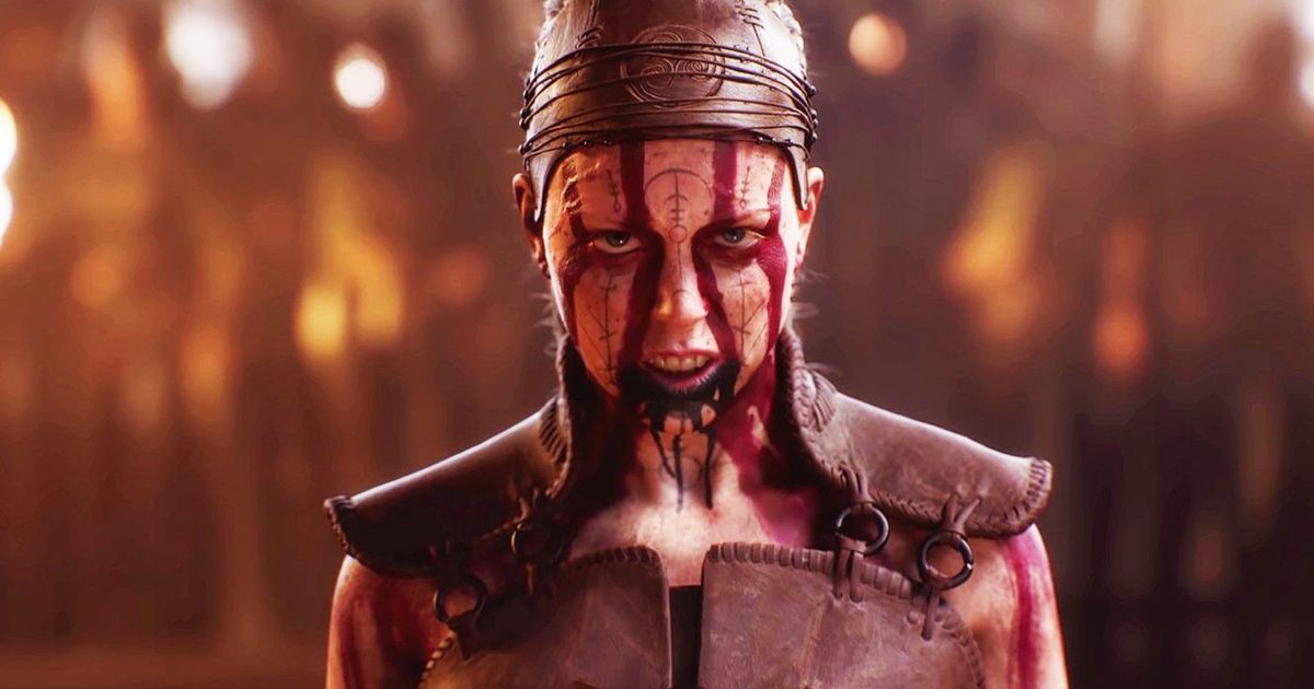 Hellblade 2 Steam Deck - picture of Senua angry