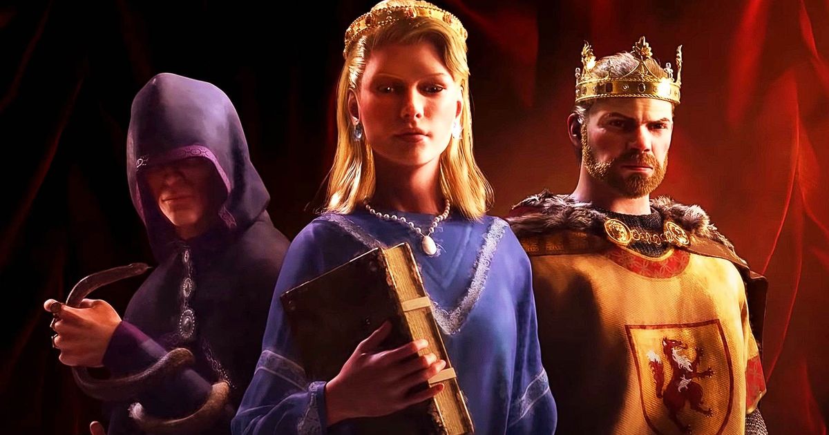 Crusader Kings 3 cheat codes - picture of a royal court