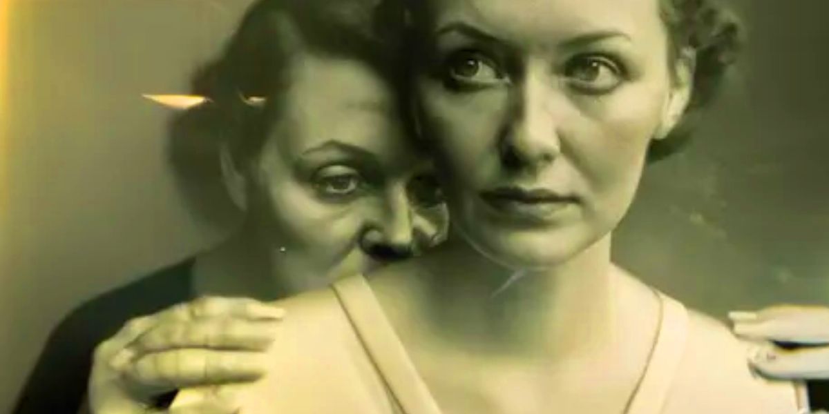 German artist Boris Eldagsen‘s AI generated image for the 2023 Sony World Photography Awards showing two women of different generations holding each other in a sepia toned image 