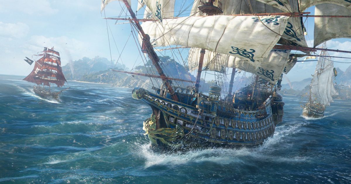 Skull and Bones "Failed to join game session" - An image of two pirate ships in the sea