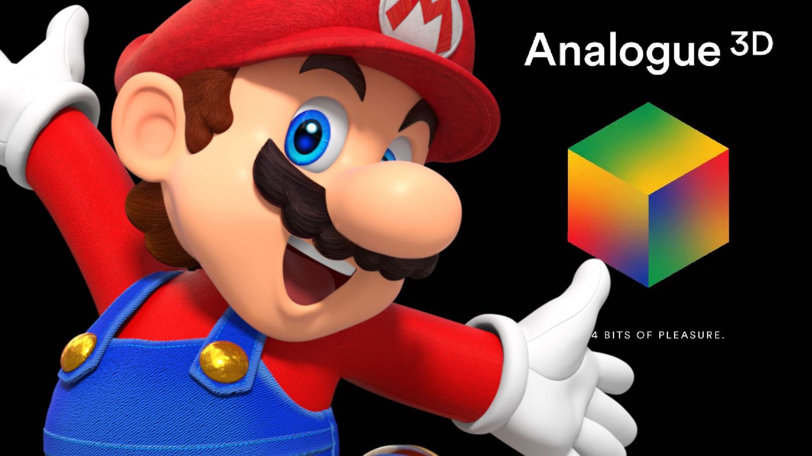 Mario reacting to the Analogue 3D FPGA Nintendo 64 console 
