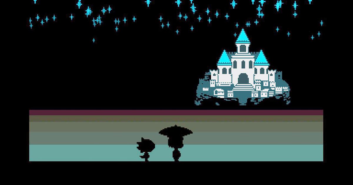 a RPG that feels like home - screenshot from Undertale with two characters walking