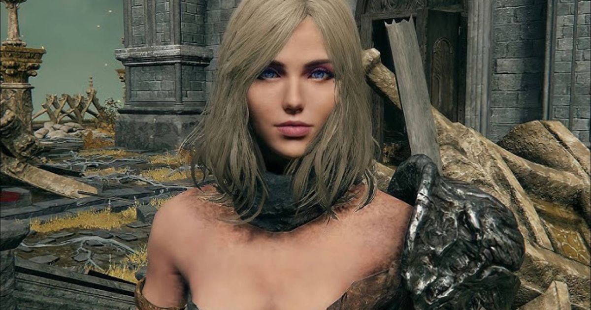 An image of a female character from Elden Ring