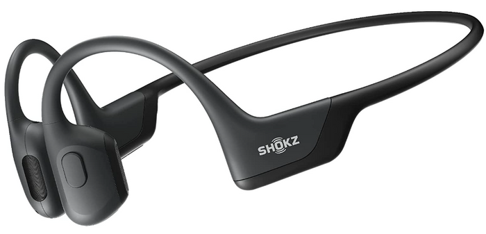 Best bone conduction headphones - Shokz product image of wireless black wrap-around headphones