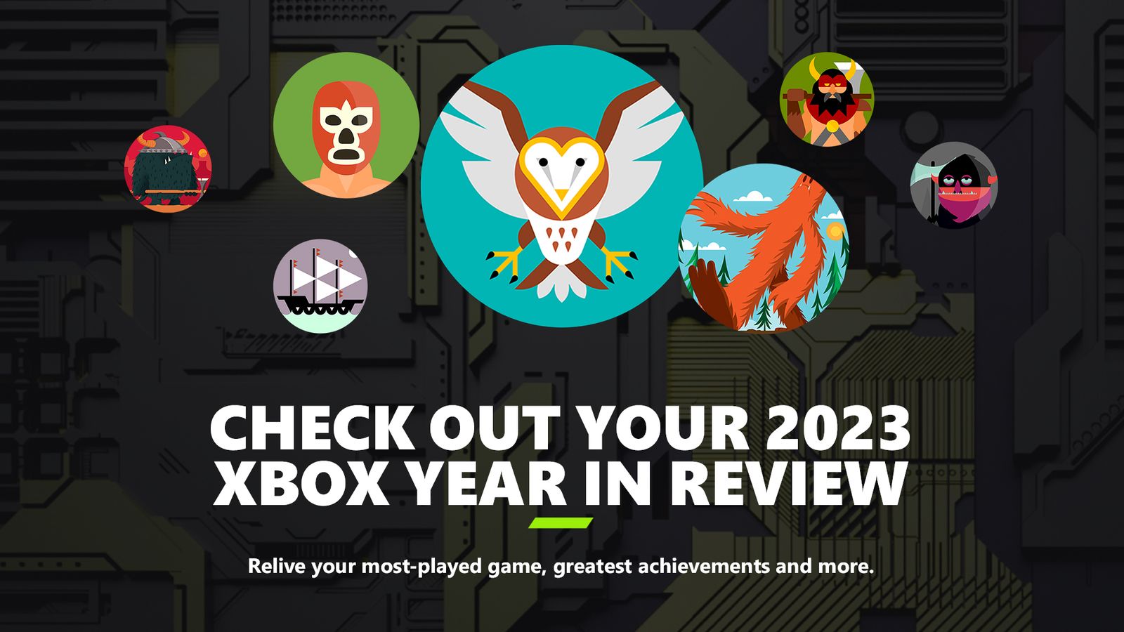 Official Microsoft art promoting their Year in Review initiative 
