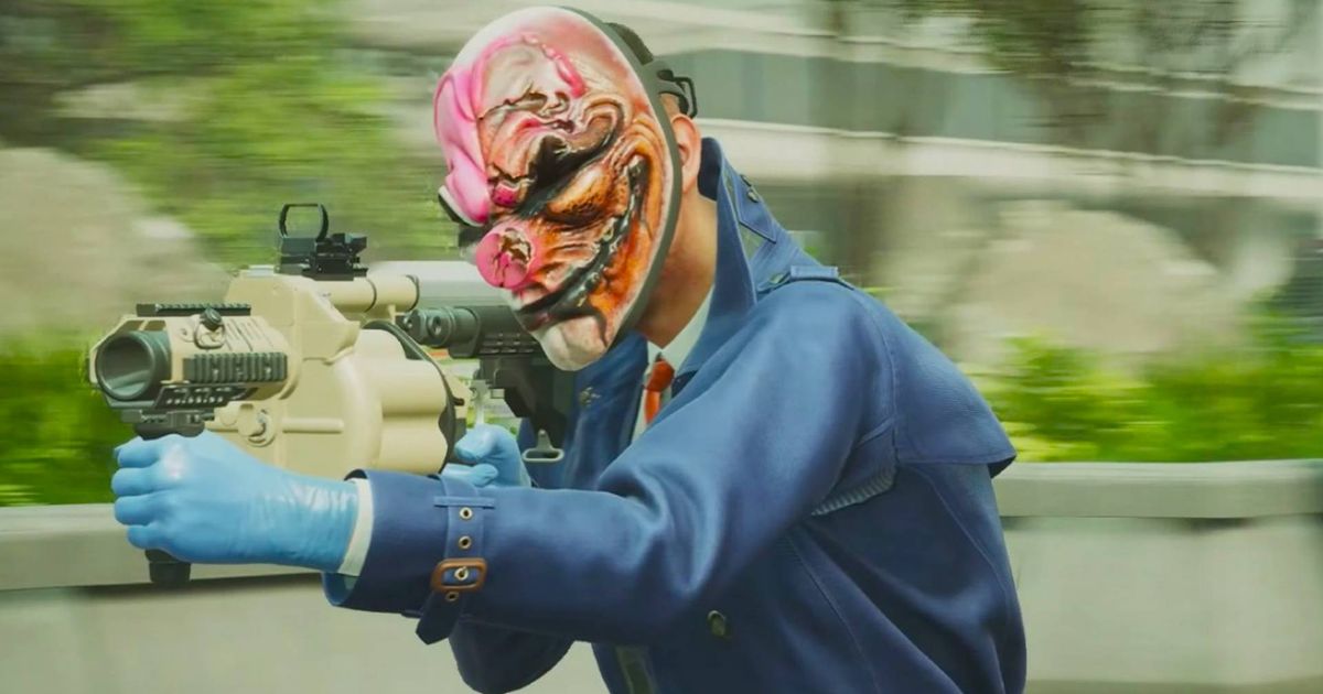 Payday 3 skill builder - A image of a masked person holding a gun