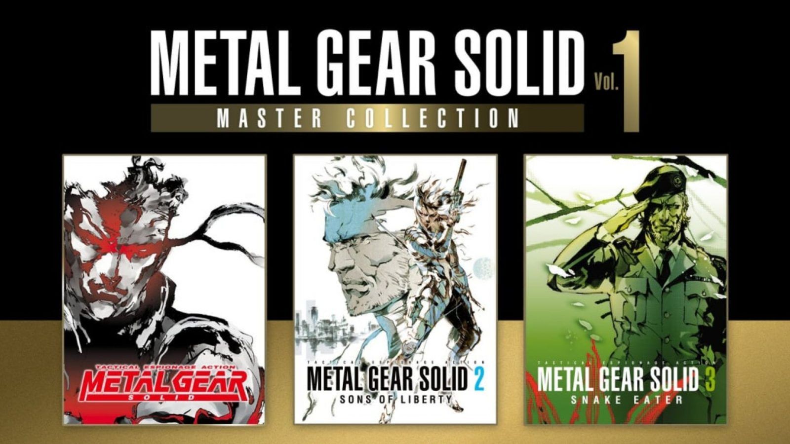 Metal Gear Solid: Master Collection Vol. 1 has two unannounced games Metal Gear Solid collection boxart
