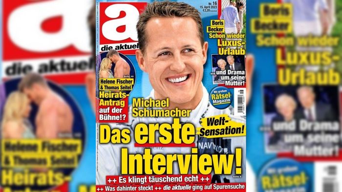 The cover of the magazine that included the AI Schumacher interview 