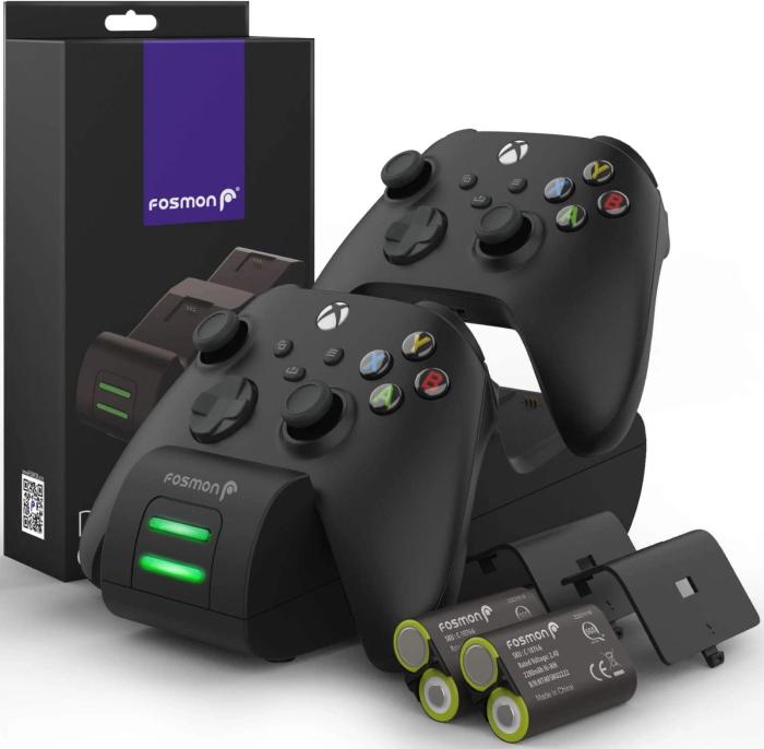 Fosmon Dual 2 Max Charger Best Xbox Series X Controller Charger