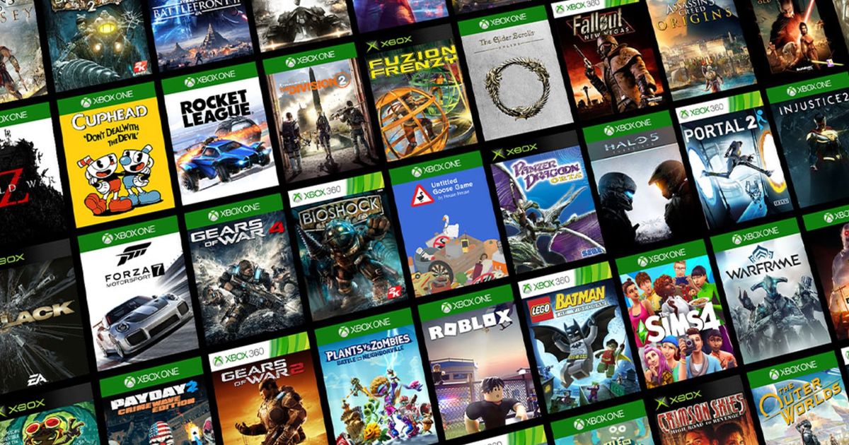 Refund games on Xbox - An image of the gallery of Xbox games