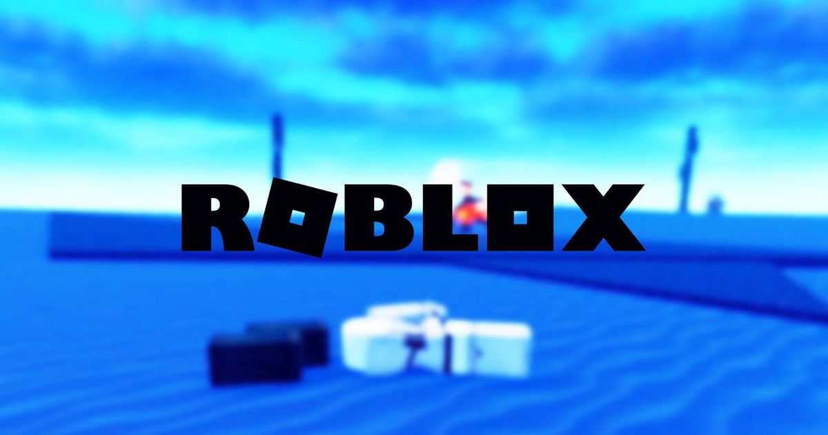 Roblox error code E01 - An image of the Roblox logo with the Blade Ball world in background