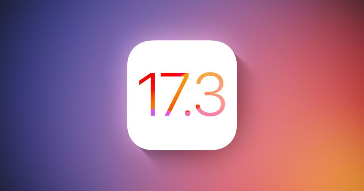 Should I update to iOS 17.3 - An image of the logo of iOS 17.3