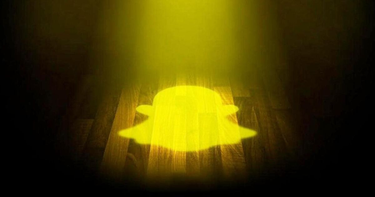 Spotlight on the Snapchat logo