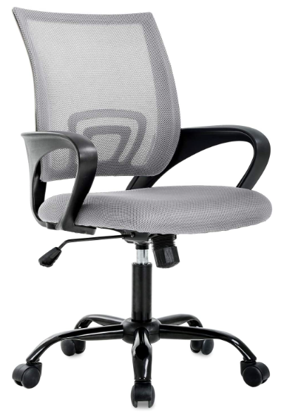 BestOffice Desk Chair product image of a grey mesh chair.