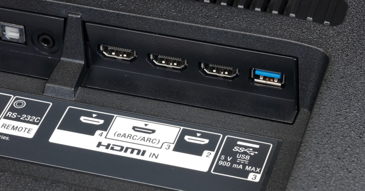 What is HDMI ARC? - An image of the HDMI ARC port in a TV