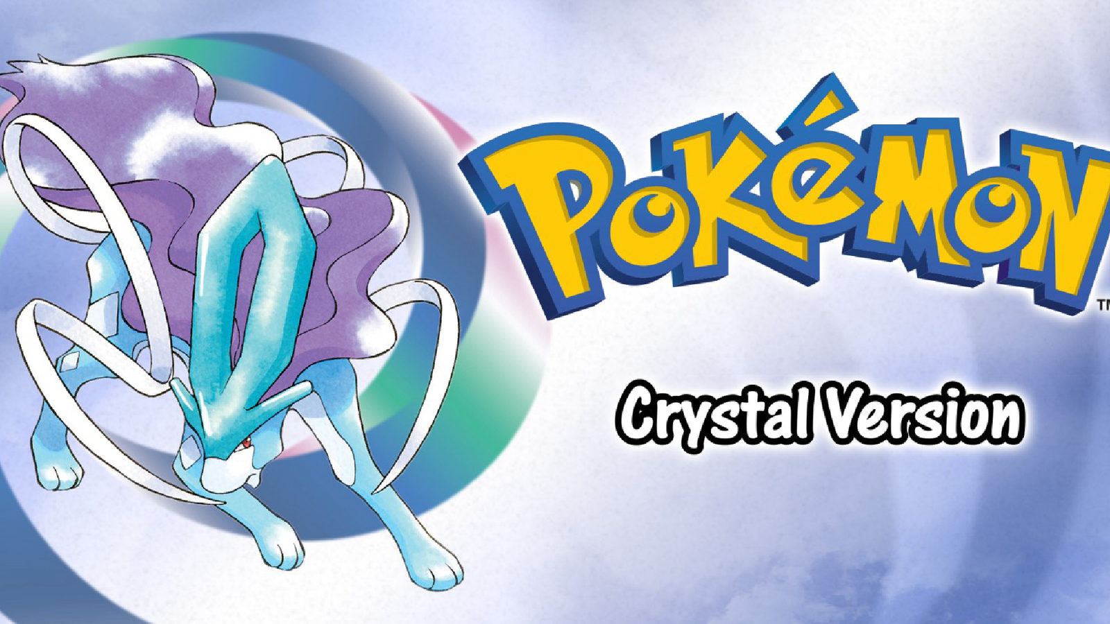 Pokémon Crystal Box Art showing legendary Pokémon Suicune 