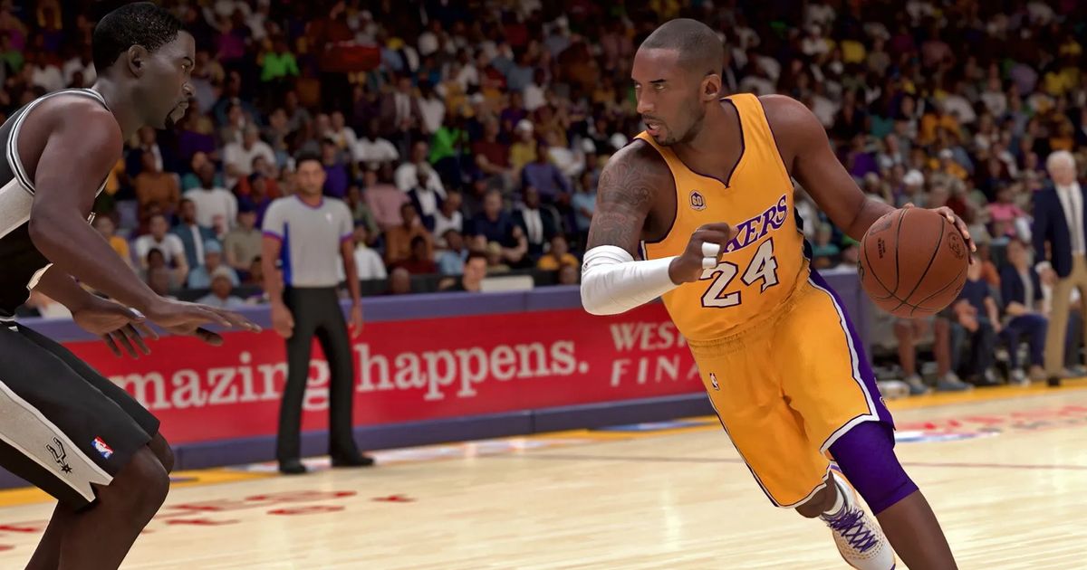 NBA 2K24 crashing - Lakers player against other player